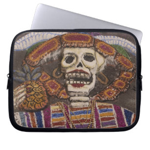 Mexiko, Oaxaca. Sandteppich (tapete de arena) Laptopschutzhülle