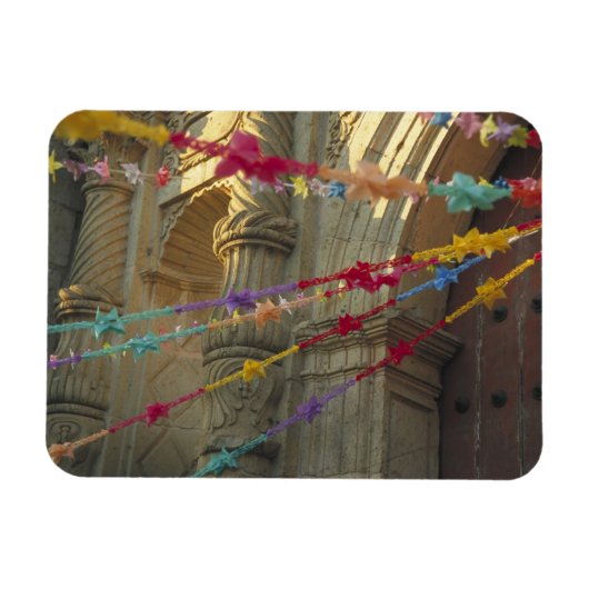 Mexiko, Oaxaca, Templo de San Felipe de Neri Magnet (Horizontal)