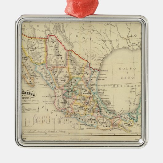 Mexiko Ornament Aus Metall (Vorne)