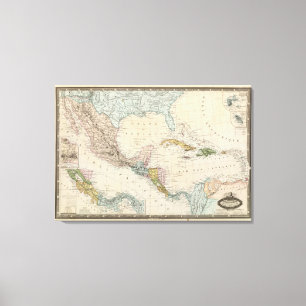 Mexiko, Panama, Zentralamerika Leinwanddruck