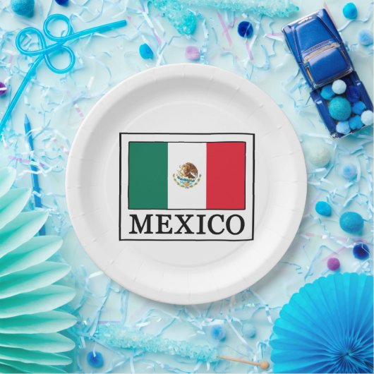 Mexiko Pappteller (Party)