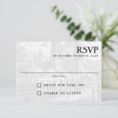 Mexiko-Pass RSVP Karte (Stehend Vorderseite)