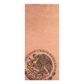 Mexiko-Passport-Hochzeitsprogramm Werbekarte (Hinten)