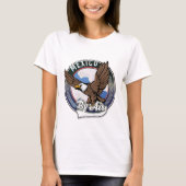 Mexiko per Flugreise-Patch. T-Shirt (Vorderseite)