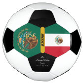 Mexiko Personalisiert, Flagge, Foto Fußball-Ball Fußball (Gedreht)