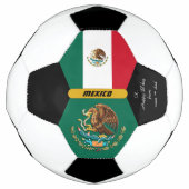 Mexiko Personalisiert, Flagge, Foto Fußball-Ball Fußball (Vorderseite)