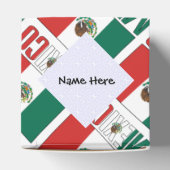 Mexiko - Personalisierte mexikanische Flagge Geschenkschachtel (Oben)