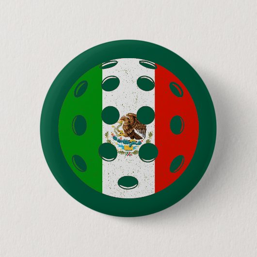 Mexiko-Pickleball Button (Vorderseite)