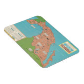 Mexiko - Planumriss Magnet (Rechte Seite)