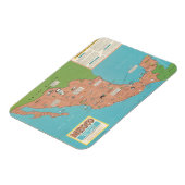 Mexiko - Planumriss Magnet (Linke Seite)