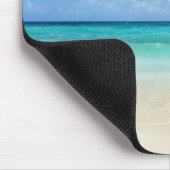 Mexiko, Playa del Carmen, tropischer Strand Mousepad (Ecke)