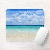 Mexiko, Playa del Carmen, tropischer Strand Mousepad (Mit Mouse)