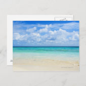 Mexiko, Playa del Carmen, tropischer Strand Postkarte (Vorne/Hinten)