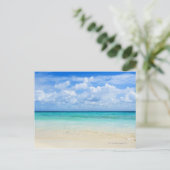 Mexiko, Playa del Carmen, tropischer Strand Postkarte (Stehend Vorderseite)