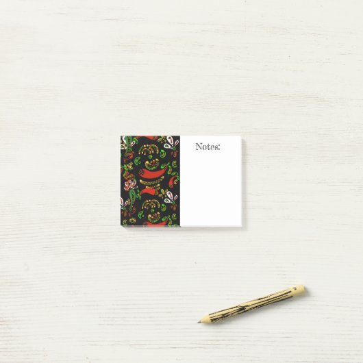 Mexiko Post-it Klebezettel (Auf Schreibtisch)