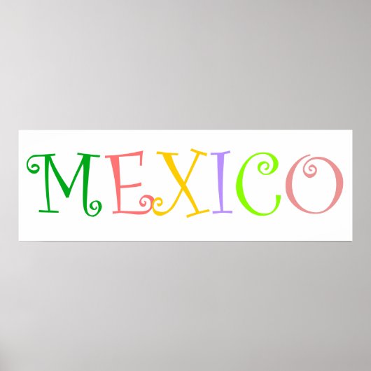 Mexiko Poster (Vorne)