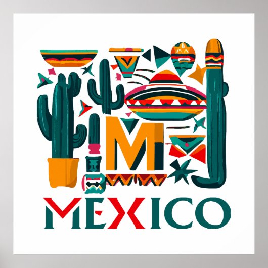 MEXIKO POSTER (Vorne)
