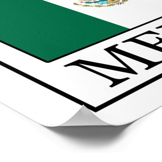 Mexiko Poster (Ecke)