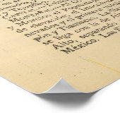 Mexiko Poster (Ecke)