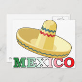 Mexiko Postkarte (Vorne/Hinten)