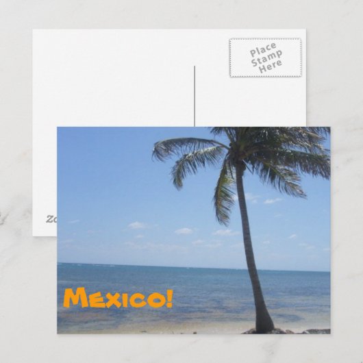 Mexiko Postkarte (Vorne/Hinten)