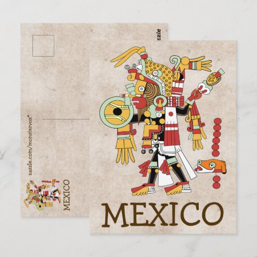 Mexiko Postkarte (Vorne/Hinten)