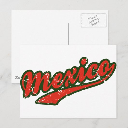 Mexiko Postkarte (Vorne/Hinten)