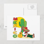 Mexiko Postkarte (Vorne/Hinten)