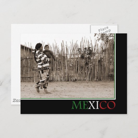 Mexiko Postkarte (Vorne/Hinten)