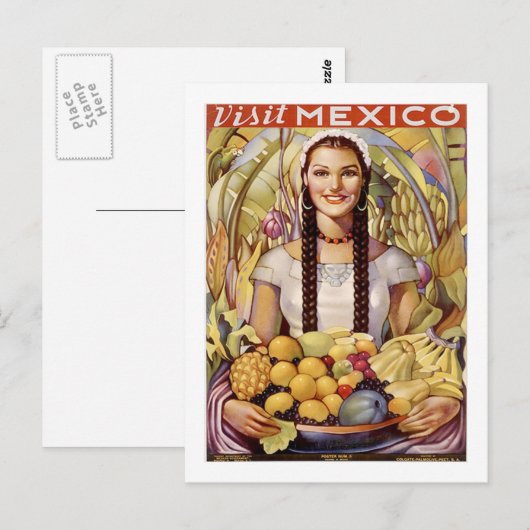 MEXIKO POSTKARTE (Vorne/Hinten)