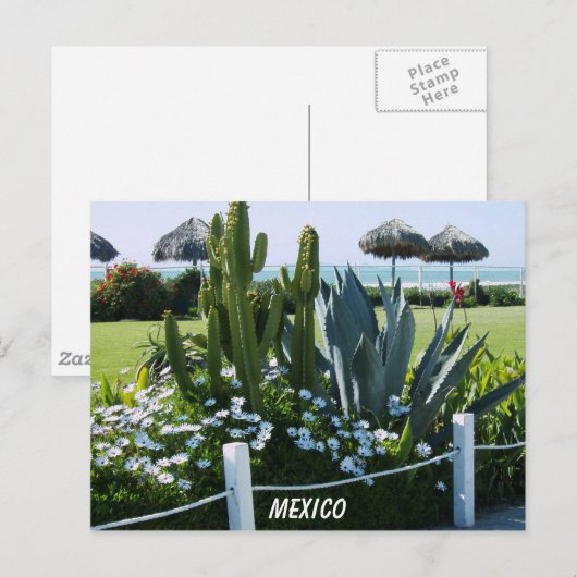 MEXIKO POSTKARTE (Vorne/Hinten)