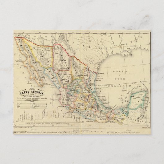 Mexiko Postkarte (Vorderseite)