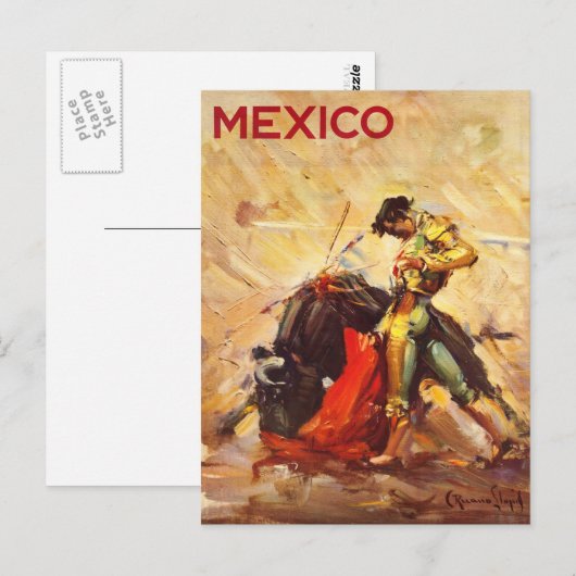 Mexiko Postkarte (Vorne/Hinten)