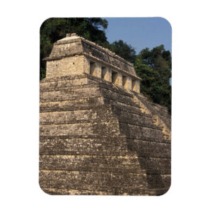 Mexiko, Provinz Chiapas, Palenque. Tempel 2 Magnet