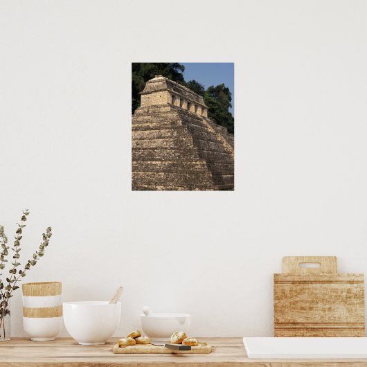 Mexiko, Provinz Chiapas, Palenque. Tempel 2 Poster (Küche)