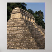 Mexiko, Provinz Chiapas, Palenque. Tempel 2 Poster (Vorne)