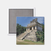 Mexiko, Provinz Chiapas, Palenque. Tempel Magnet (Vorderseite/Rückseite)