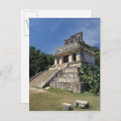 Mexiko, Provinz Chiapas, Palenque. Tempel Postkarte (Vorne/Hinten)
