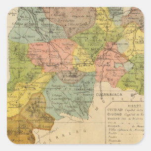 Mexiko Quadratischer Aufkleber