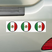 Mexiko-Qualität Flaggen-Kreis Autoaufkleber (Auf Auto)