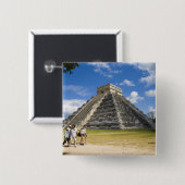 Mexiko, Quintana Roo, bei Cancun, Chichen 4 Button (Vorne & Hinten)