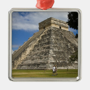 Mexiko, Quintana Roo, bei Cancun, Chichen 6 Silbernes Ornament
