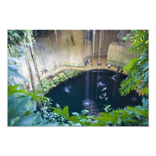 Mexiko, Quintana Roo, bei Chichen Itza, Fotodruck (Vorne)