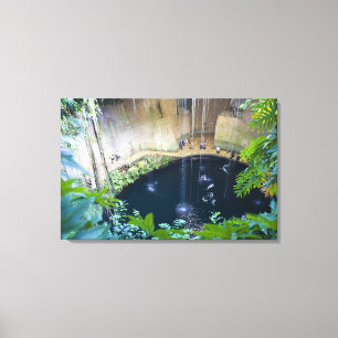 Mexiko, Quintana Roo, in der Nähe von Chichen Itz Leinwanddruck