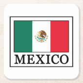 Mexiko Rechteckiger Pappuntersetzer (Vorderseite)