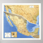 Mexiko-Referenzkarte - 1993 Poster (Vorne)