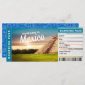 Mexiko - Reise - Geschenkkarte (Vorne/Hinten)