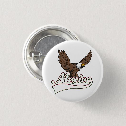 Mexiko Reiselogo Button (Vorne & Hinten)