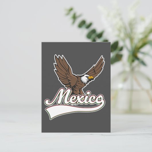 Mexiko Reiselogo Feiertagspostkarte (Stehend Vorderseite)