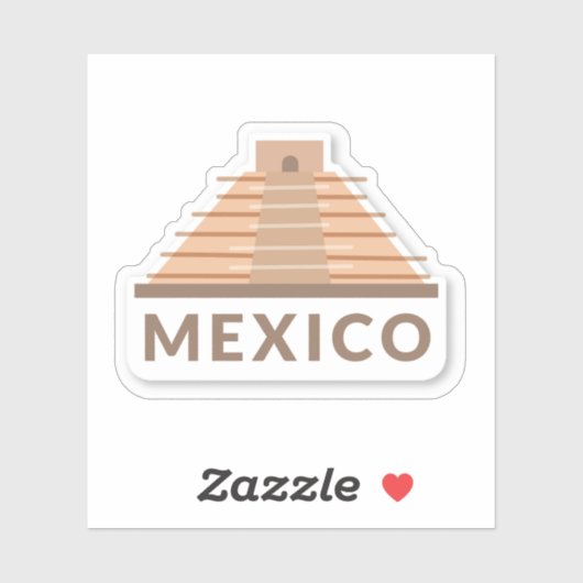 Mexiko Reisen Vinyl Sticker (Blatt)